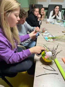 Read more about the article Warsztaty wielkanocne w Internacie🐣🐥🐣