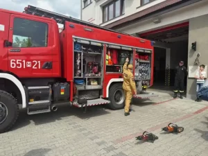 Read more about the article Wizyta w Komendzie Powiatowej Państwowej Straży Pożarnej