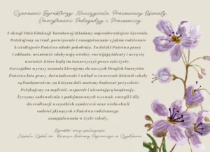 Read more about the article Życzenia z okazji Dnia Edukacji Narodowej